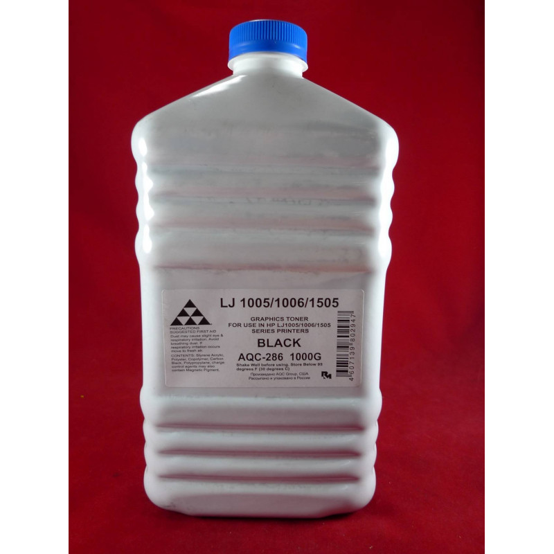 Тонер для картриджей CB435A/CE285A/CE278A/CF283A, CRG-712/725/737/728 (кан. 1кг) AQC-США фас.Россия