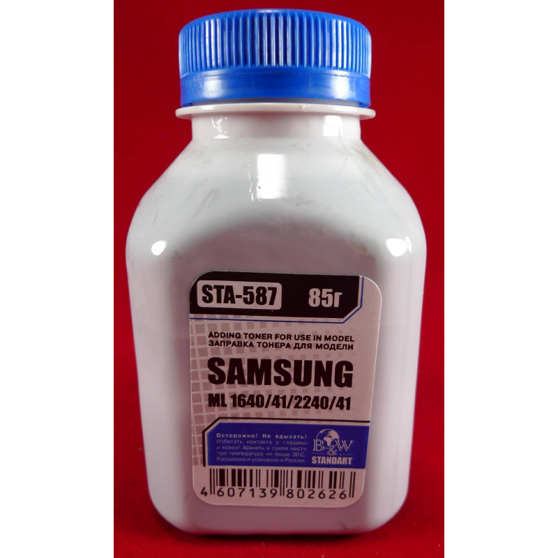 Тонер SAMSUNG ML-1640/41/1910/15/2240/41/SCX 4600/23 (фл. 85г) B&W Standart фас.Россия
