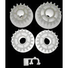 Комплект шестерён термоузла HP LJ P3005/M3027/M3035 (RU5-0956+RU5-0957+RU5-0958+RU5-0959) (CB414-67923/RM2-3901) OEM