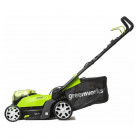 Газонокосилка аккумуляторная Greenworks G24X2LM41, 24В (2 АКБ 4 Ач и ЗУ)