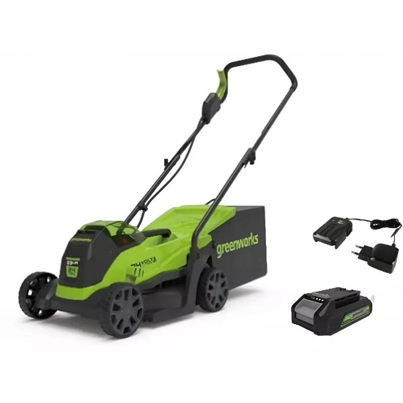 Газонокосилка ручная Greenworks GD24LM33K4 (2516107UB)
