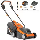 Газонокосилка роторная Daewoo DLM 3221Li Set 450Вт