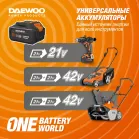 Газонокосилка роторная Daewoo DLM 3221Li Set 450Вт