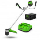 Триммер аккумуляторный Greenworks GD60BCBk4 Gen 2 (АКБ 4Ач и ЗУ)