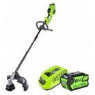 Триммер аккумуляторный Greenworks GD40BCBK4 б/щ  (АКБ 4 Ач и ЗУ)