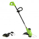 Триммер аккумуляторный Greenworks G24LT25, 24v( с АКБ 2 А·ч и ЗУ)