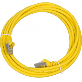 Патч-корд Lanmaster LAN-PC45/S5E-3.0-YL FTP RJ-45 вил.-вилка RJ-45 кат.5E 3м желтый LSZH