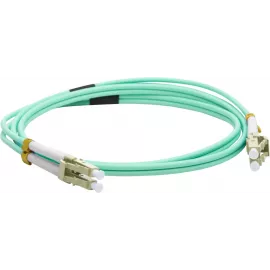 Патч-корд Lanmaster LAN-2LC-2LC/OM2-1.0 1x50/125 OM2 LC дуплекс-LC дуплекс 1м LSZH голубой