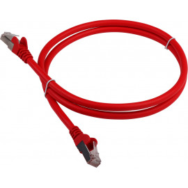 Патч-корд Lanmaster LAN-PC45/S6-2.0-RD FTP RJ-45 вил.-вилка RJ-45 кат.6 2м красный LSZH