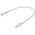 Патч-корд Lanmaster TWT-45-45-0.3-WH UTP RJ-45 вил.-вилка RJ-45 кат.5E 0.3м белый ПВХ (уп.:1шт)
