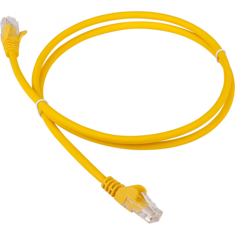 Патч-корд Lanmaster LAN-PC45/U6-2.0-YL UTP RJ-45 вил.-вилка RJ-45 кат.6 2м желтый LSZH