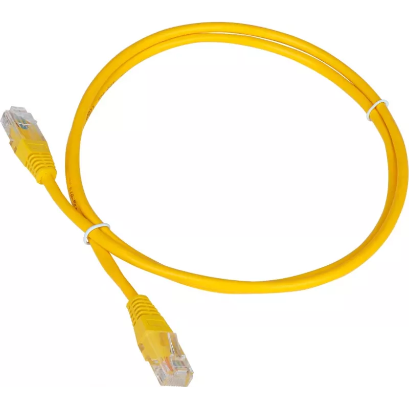 Патч-корд Lanmaster TWT-45-45-0.3-YL UTP RJ-45 вил.-вилка RJ-45 кат.5E 0.3м желтый ПВХ
