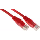 Патч-корд Lanmaster TWT-45-45-0.3-RD RJ-45 вил.-вилка RJ-45 кат.5E 0.3м красный ПВХ (уп.:1шт)