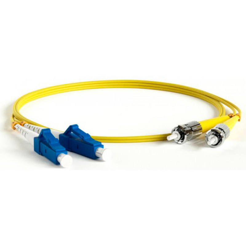 Патч-корд Lanmaster TWT-2ST-2LC/SU-1.5 2x9/125 OS1/OS2 ST дуплекс-LC дуплекс 1.5м ПВХ желтый