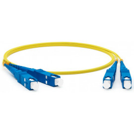 Патч-корд Lanmaster TWT-2SC-2SC/SU-5.0 2x9/125 OS1/OS2 SC дуплекс-SC дуплекс 5м ПВХ желтый