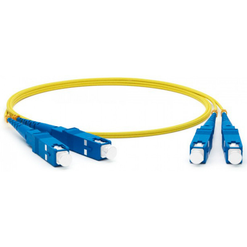 Патч-корд Lanmaster TWT-2SC-2SC/SU-5.0 2x9/125 OS1/OS2 SC дуплекс-SC дуплекс 5м ПВХ желтый