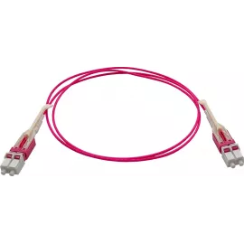 Патч-корд Lanmaster LAN-2LC-2LC/OM4H-2.0 2x50/125 OM4 LC дуплекс-LC дуплекс 2м LSZH розовый