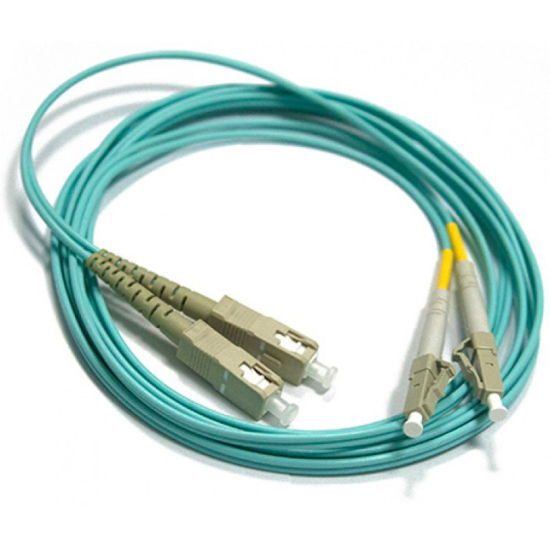 Патч-корд Lanmaster LAN-2LC-2SC/OM3-1.0 2x9/125 OS1/OS2 LC дуплекс-SC дуплекс 1м LSZH Патч-корд Lanmaster LAN-2LC-2SC/OM3-1.0 2x9/125 OS1/OS2 LC дуплекс-SC дуплекс 1м LSZH