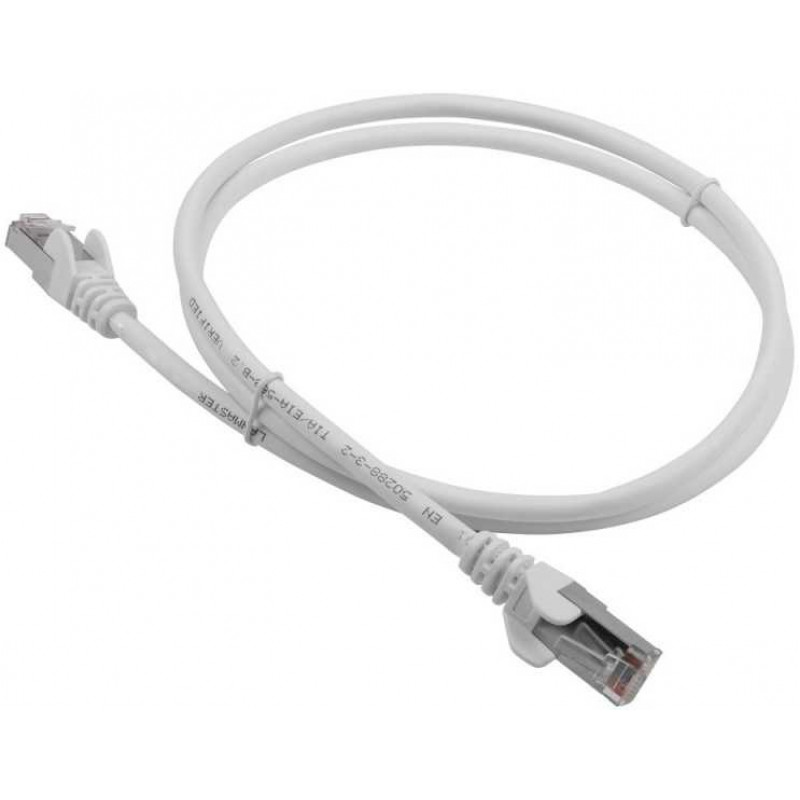 Патч-корд Lanmaster LAN-PC45/S5E-2.0-WH FTP RJ-45 вил.-вилка RJ-45 кат.5E 2м белый LSZH