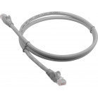 Патч-корд Lanmaster LAN-PC45/U6-1.0-GY UTP RJ-45 вил.-вилка RJ-45 кат.6 1м серый LSZH (уп.:1шт)