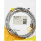 Патч-корд Lanmaster LAN-PC45/S6-3.0-GY FTP RJ-45 вил.-вилка RJ-45 кат.6 3м серый LSZH (уп.:1шт)