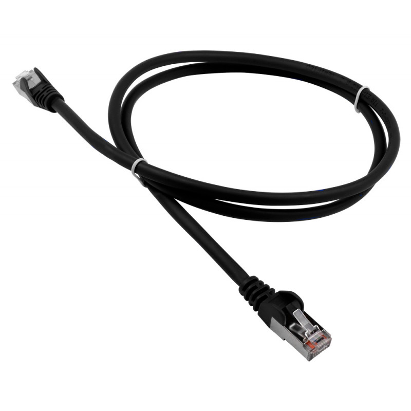 Патч-корд Lanmaster LAN-PC45/S5E-15-BK FTP RJ-45 вил.-вилка RJ-45 кат.5E 15м черный ПВХ (уп.:15шт)