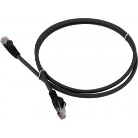 Патч-корд Lanmaster LAN-PC45/U6-3.0-BK UTP RJ-45 вил.-вилка RJ-45 кат.6 3м черный LSZH (уп.:1шт)