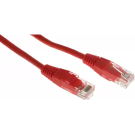 Патч-корд Lanmaster TWT-45-45-1.5-RD UTP RJ-45 вил.-вилка RJ-45 кат.5E 1.5м красный ПВХ