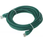 Патч-корд Lanmaster LAN-PC45/U5E-5.0-GN UTP RJ-45 вил.-вилка RJ-45 кат.5E 5м зеленый LSZH (уп.:1шт)