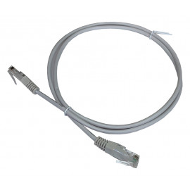 Патч-корд Lanmaster TWT2-45-45-1.0-GY UTP RJ-45 вил.-вилка RJ-45 кат.5E 1м серый ПВХ