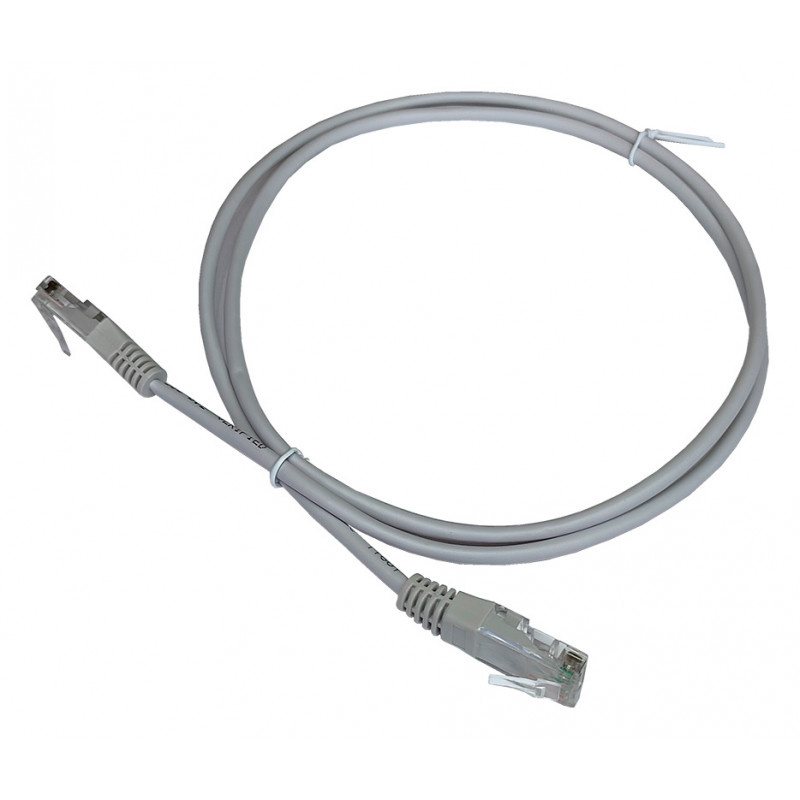 Патч-корд Lanmaster TWT2-45-45-1.0-GY UTP RJ-45 вил.-вилка RJ-45 кат.5E 1м серый ПВХ