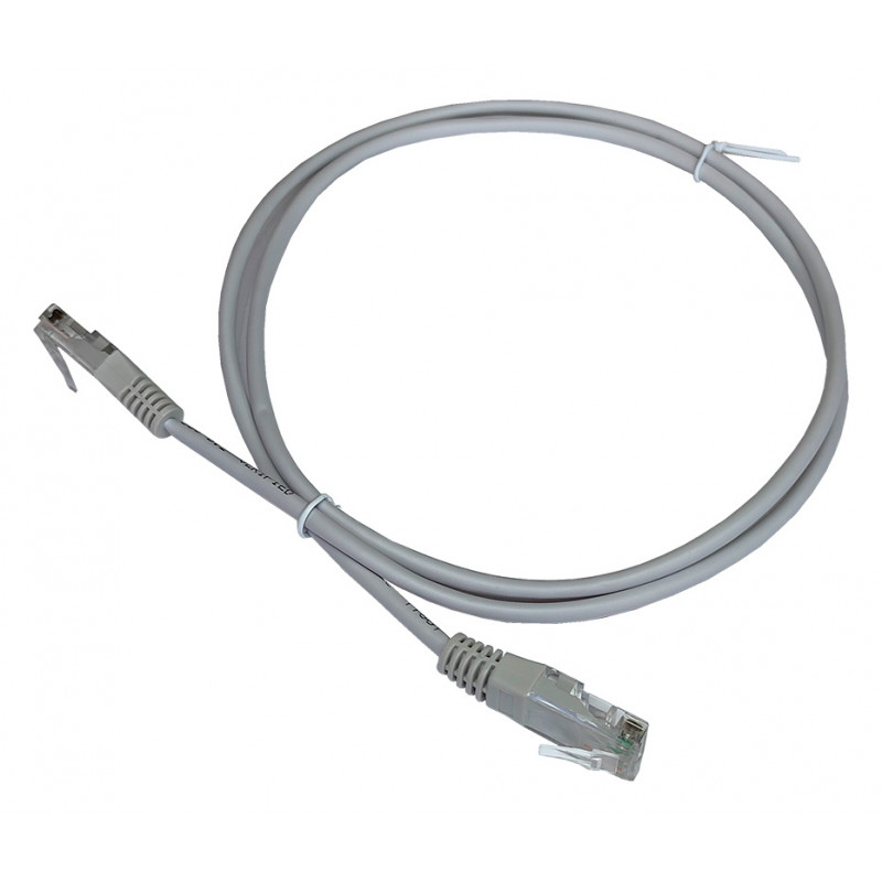Патч-корд Lanmaster TWT2-45-45-2.0-GY UTP RJ-45 вил.-вилка RJ-45 кат.5E 2м серый ПВХ