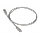 Патч-корд Lanmaster TWT-45-45-0.15-GY UTP RJ-45 вил.-вилка RJ-45 кат.5E 0.15м серый ПВХ (уп.:1шт)