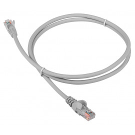 Патч-корд Lanmaster LAN-PC45/U5E-20-GY UTP RJ-45 вил.-вилка RJ-45 кат.5E 20м серый LSZH (уп.:1шт)