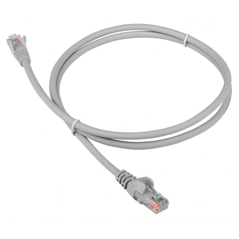 Патч-корд Lanmaster LAN-PC45/U5E-20-GY UTP RJ-45 вил.-вилка RJ-45 кат.5E 20м серый LSZH (уп.:1шт)