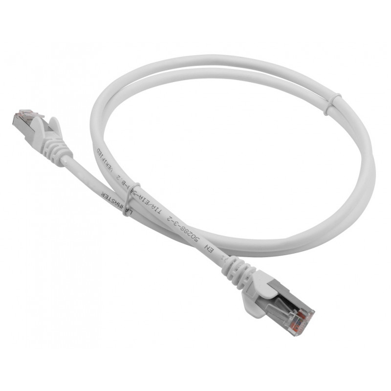 Патч-корд Lanmaster LAN-PC45/S5E-0.5-WH FTP RJ-45 вил.-вилка RJ-45 кат.5E 0.5м белый LSZH (уп.:1шт)
