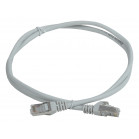 Патч-корд ITK PC01-C5EF-05M-G FTP RJ-45 вил.-вилка RJ-45 кат.5E 0.5м серый ПВХ (уп.:1шт)