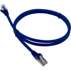 Патч-корд Lanmaster LAN-PC45/S6-0.5-BL FTP RJ-45 вил.-вилка RJ-45 кат.6 0.5м синий LSZH (уп.:1шт)