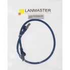 Патч-корд Lanmaster LAN-PC45/S6-0.5-BL FTP RJ-45 вил.-вилка RJ-45 кат.6 0.5м синий LSZH (уп.:1шт)
