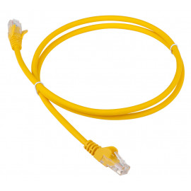 Патч-корд Lanmaster LAN-PC45/U5E-5.0-YL UTP RJ-45 вил.-вилка RJ-45 кат.5E 5м желтый LSZH (уп.:1шт)