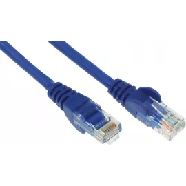 Патч-корд Lanmaster LAN-PC45/U5E-10-BL UTP RJ-45 вил.-вилка RJ-45 кат.5E 10м синий LSZH (уп.:1шт)