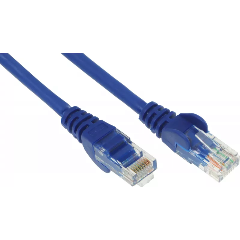 Патч-корд Lanmaster LAN-PC45/U5E-10-BL UTP RJ-45 вил.-вилка RJ-45 кат.5E 10м синий LSZH (уп.:1шт)