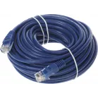 Патч-корд Lanmaster TWT-45-45-15-BL UTP RJ-45 вил.-вилка RJ-45 кат.5E 15м синий ПВХ (уп.:1шт)