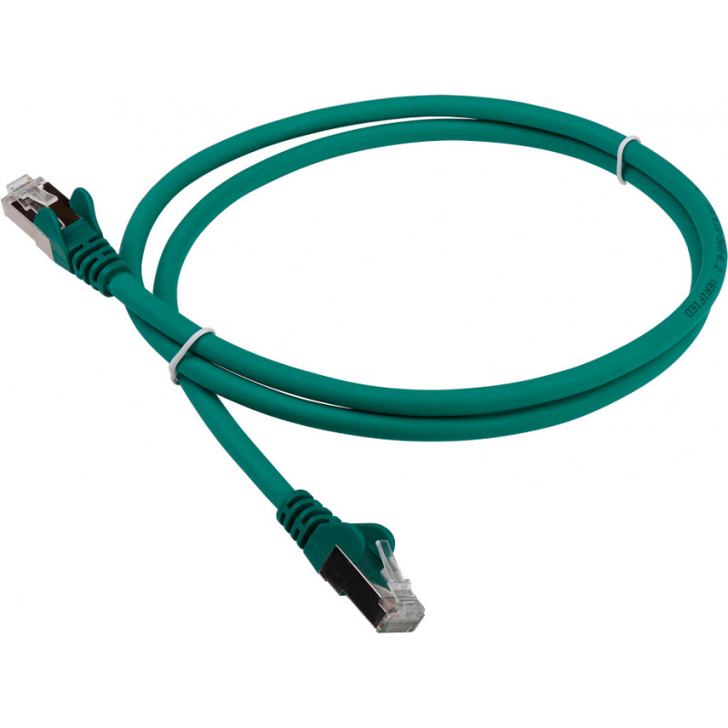 Патч-корд Lanmaster LAN-PC45/S6-2.0-GN FTP RJ-45 вил.-вилка RJ-45 кат.6 2м зеленый LSZH (уп.:1шт)