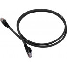 Патч-корд Lanmaster LAN-PC45/U6-7.0-BK UTP RJ-45 вил.-вилка RJ-45 кат.6 7м черный LSZH