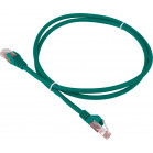 Патч-корд Lanmaster LAN-PC45/U6-0.5-GN UTP RJ-45 вил.-вилка RJ-45 кат.6 0.5м зеленый LSZH (уп.:1шт)