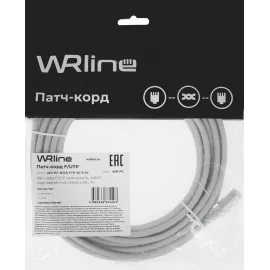 Патч-корд WRline WR-PC-RJ45-FTP-5E-7-GY FTP RJ-45 вил.-вилка RJ-45 кат.5E 7м серый LSZH