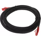 Патч-корд Hyperline PC-LPM-UTP-RJ45-RJ45-C5e-5M-LSZH-BK UTP RJ-45 вил.-вилка RJ-45 кат.5E 5м черный LSZH 24AWG