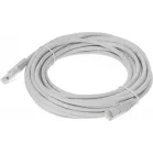 Патч-корд Hyperline PC-LPM-UTP-RJ45-RJ45-C5e-10M-LSZH-GY UTP RJ-45 вил.-вилка RJ-45 кат.5E 10м серый LSZH 24AWG