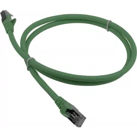 Патч-корд Lanmaster LAN-PC45/S6A-5.0-GN FTP RJ-45 вил.-вилка RJ-45 кат.6A 5м зеленый LSZH